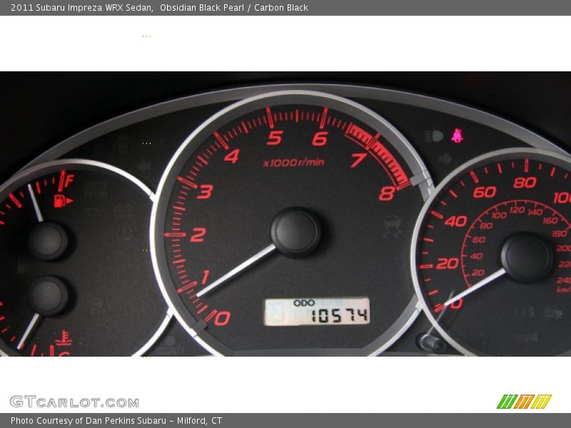 Obsidian Black Pearl / Carbon Black 2011 Subaru Impreza WRX Sedan