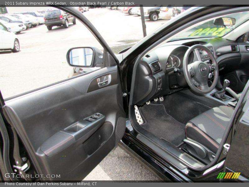 Obsidian Black Pearl / Carbon Black 2011 Subaru Impreza WRX Sedan