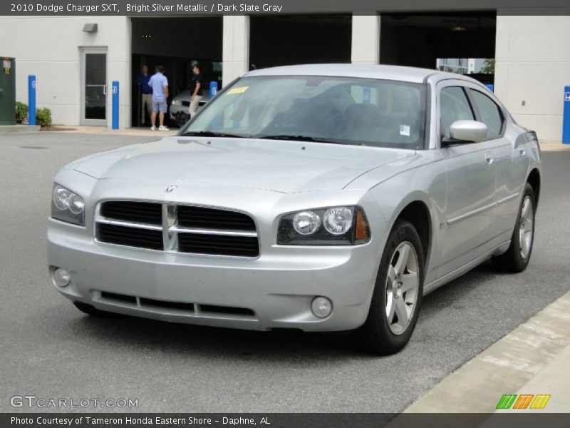 Bright Silver Metallic / Dark Slate Gray 2010 Dodge Charger SXT