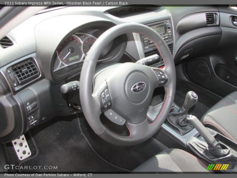 2011 Impreza WRX Sedan Carbon Black Interior