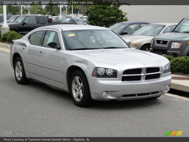 Bright Silver Metallic / Dark Slate Gray 2010 Dodge Charger SXT