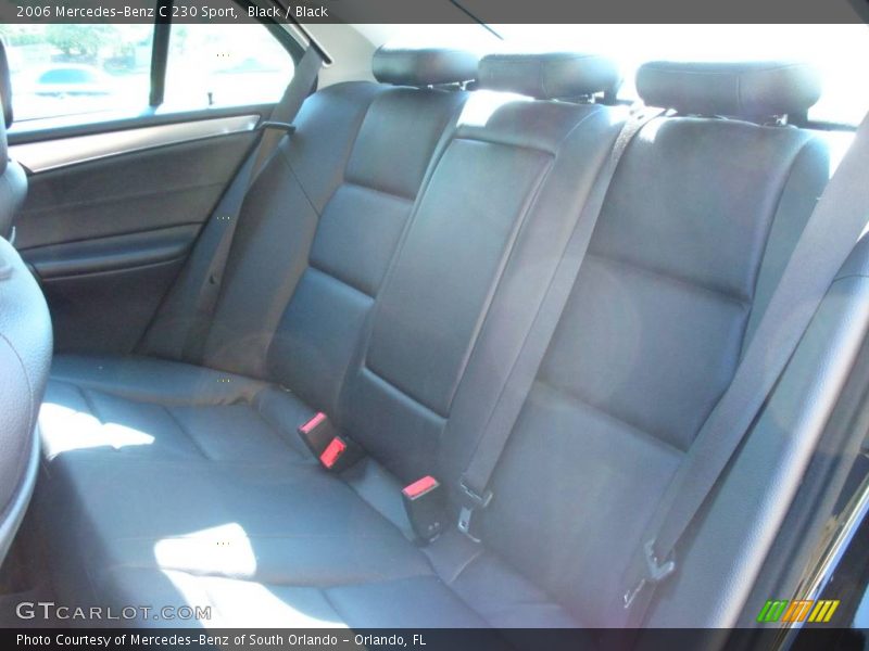 Black / Black 2006 Mercedes-Benz C 230 Sport
