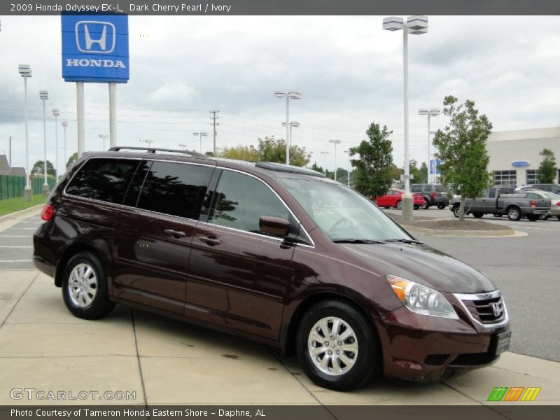 Dark Cherry Pearl / Ivory 2009 Honda Odyssey EX-L
