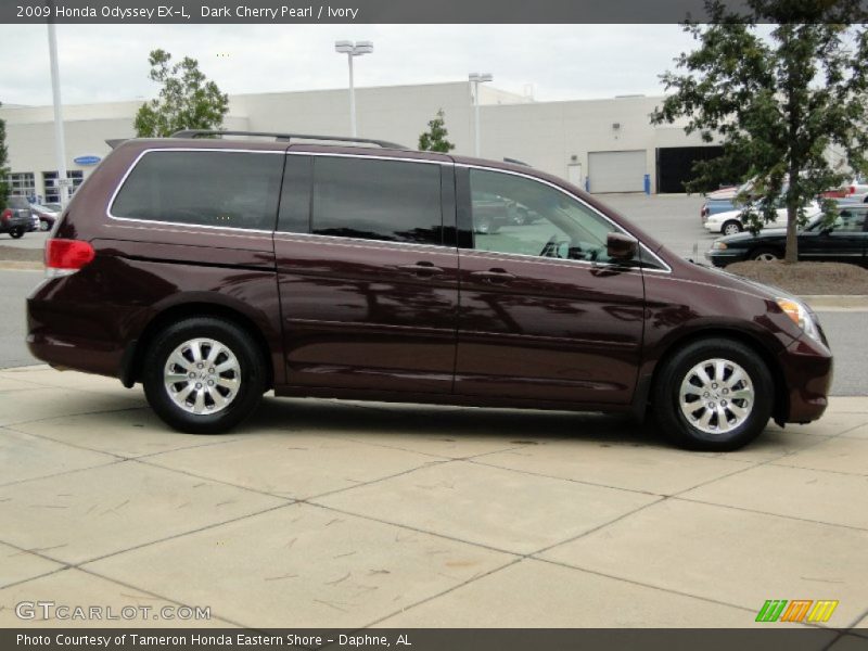 Dark Cherry Pearl / Ivory 2009 Honda Odyssey EX-L