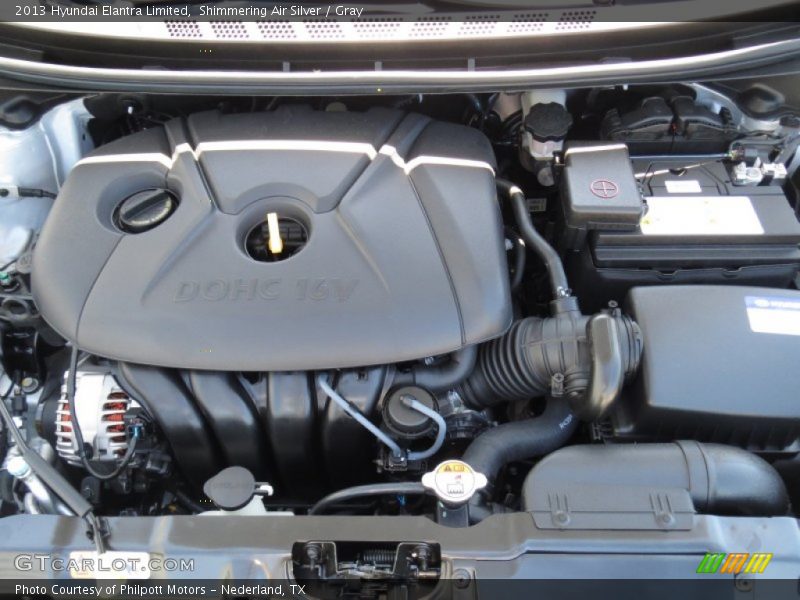 Shimmering Air Silver / Gray 2013 Hyundai Elantra Limited