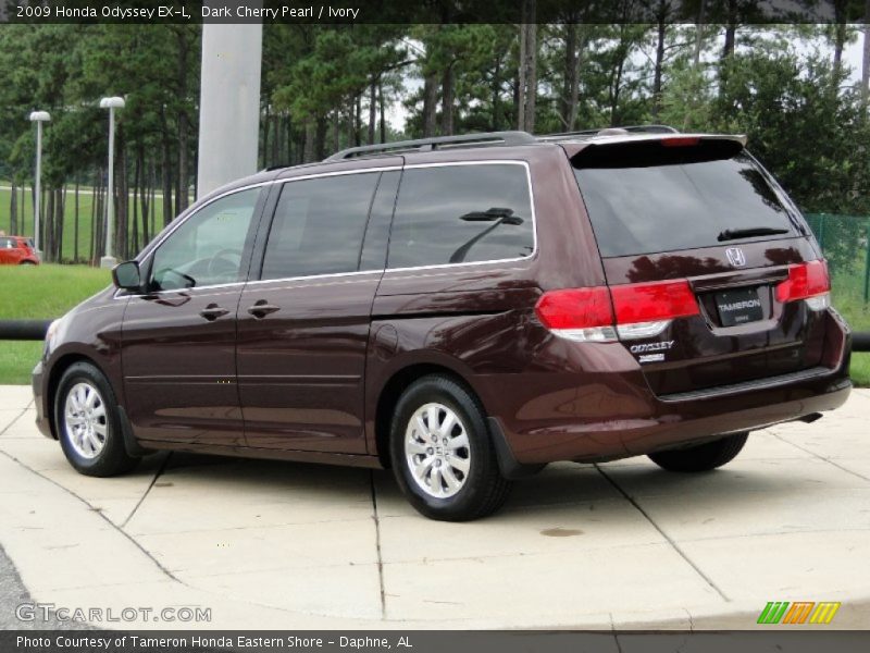 Dark Cherry Pearl / Ivory 2009 Honda Odyssey EX-L