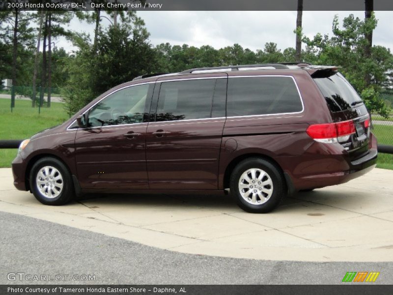 Dark Cherry Pearl / Ivory 2009 Honda Odyssey EX-L
