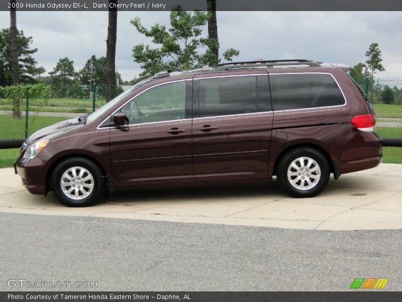 Dark Cherry Pearl / Ivory 2009 Honda Odyssey EX-L