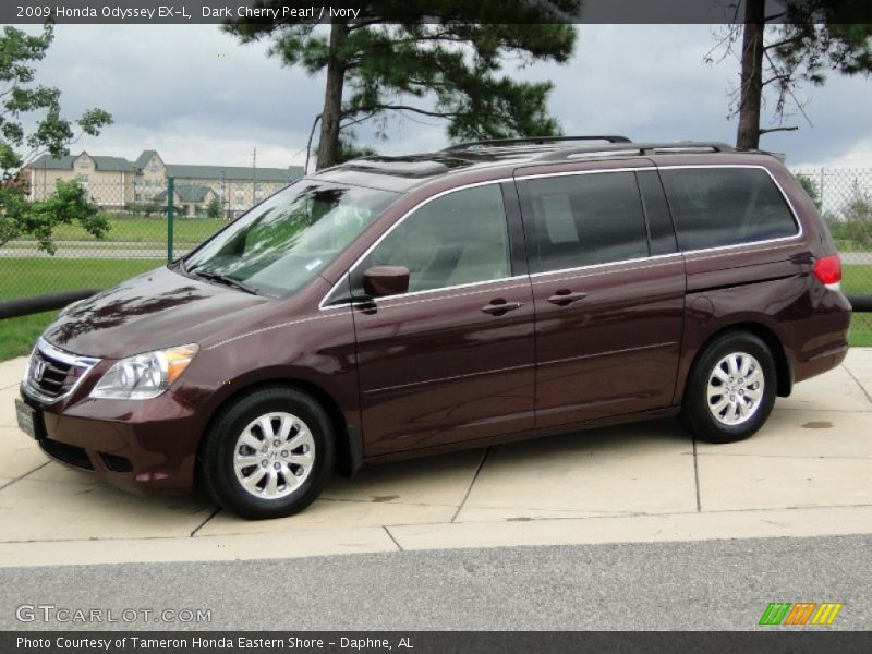 Dark Cherry Pearl / Ivory 2009 Honda Odyssey EX-L