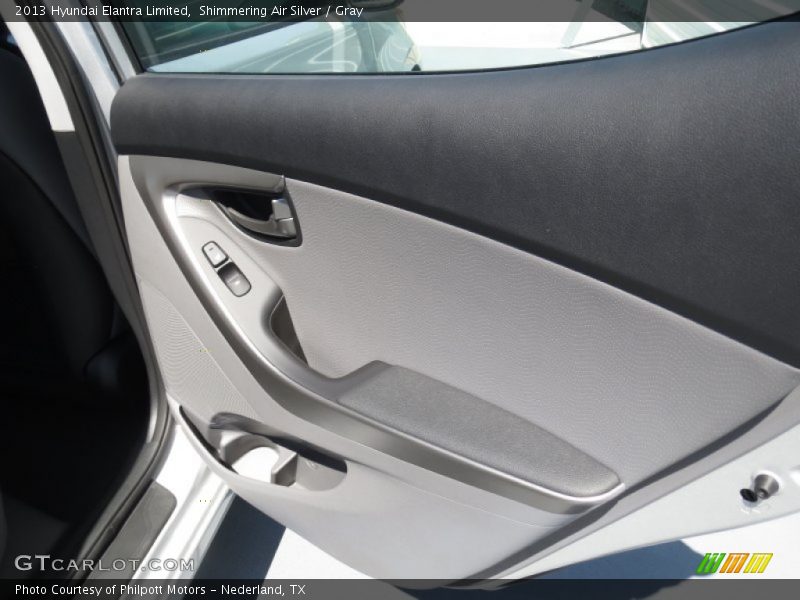 Shimmering Air Silver / Gray 2013 Hyundai Elantra Limited