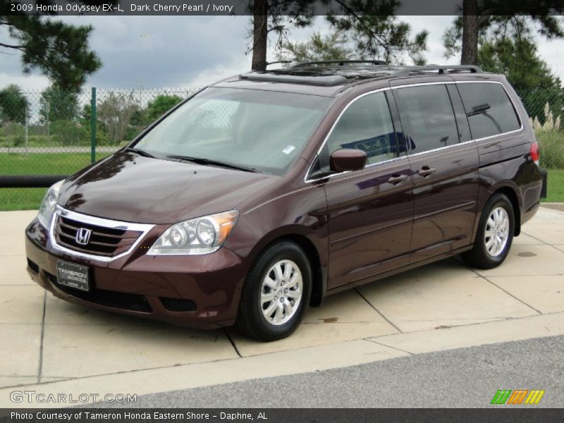 Dark Cherry Pearl / Ivory 2009 Honda Odyssey EX-L