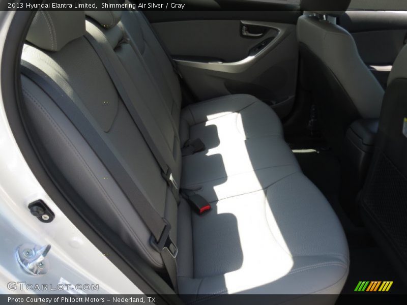 Shimmering Air Silver / Gray 2013 Hyundai Elantra Limited