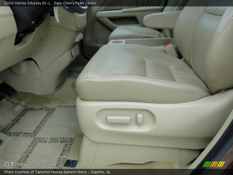 Dark Cherry Pearl / Ivory 2009 Honda Odyssey EX-L