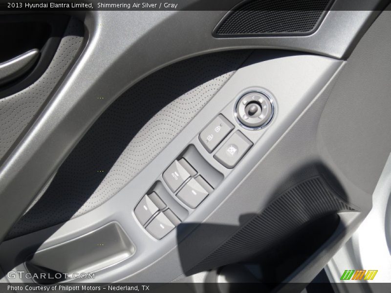 Shimmering Air Silver / Gray 2013 Hyundai Elantra Limited