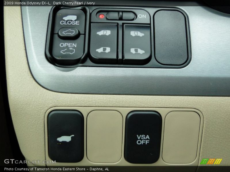 Dark Cherry Pearl / Ivory 2009 Honda Odyssey EX-L