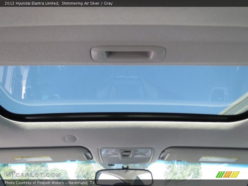 Shimmering Air Silver / Gray 2013 Hyundai Elantra Limited