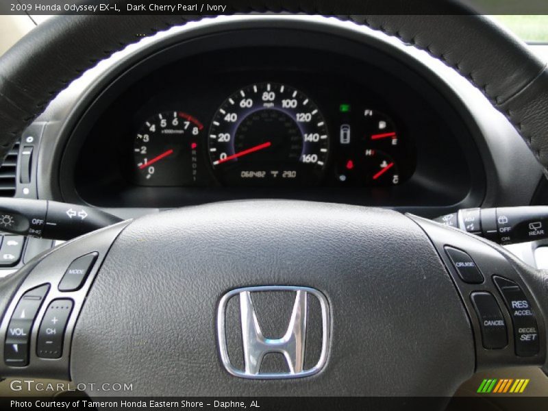 Dark Cherry Pearl / Ivory 2009 Honda Odyssey EX-L