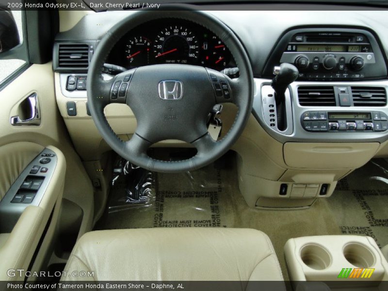 Dark Cherry Pearl / Ivory 2009 Honda Odyssey EX-L