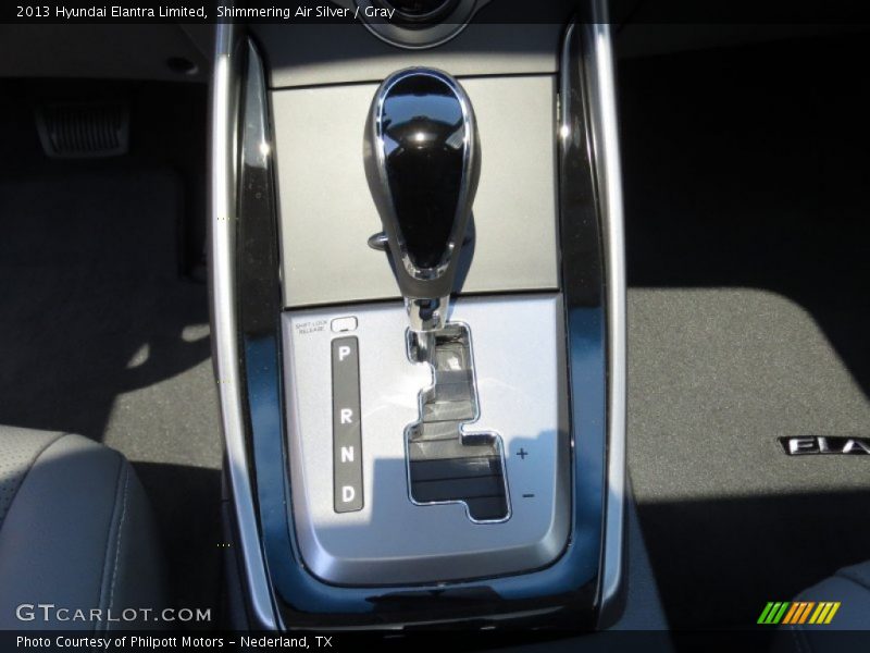 Shimmering Air Silver / Gray 2013 Hyundai Elantra Limited