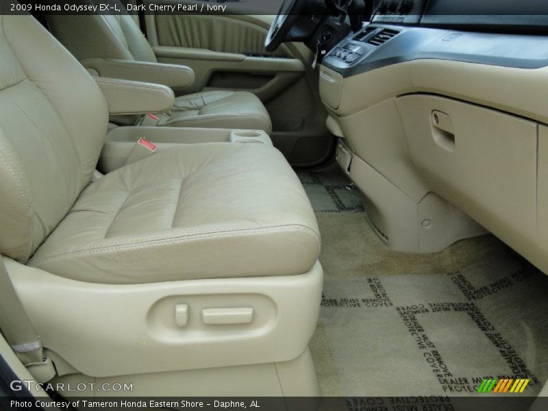 Dark Cherry Pearl / Ivory 2009 Honda Odyssey EX-L