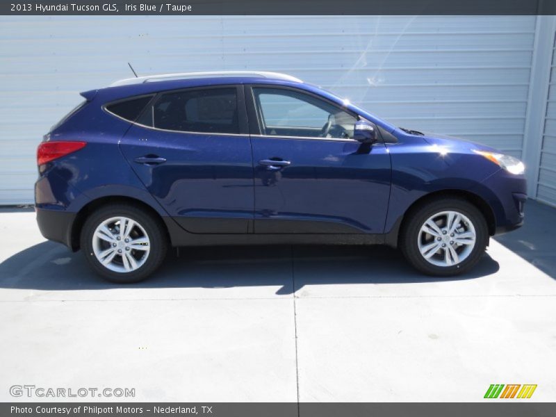Iris Blue / Taupe 2013 Hyundai Tucson GLS