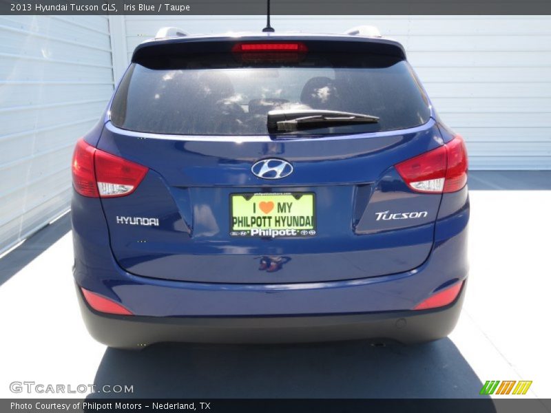 Iris Blue / Taupe 2013 Hyundai Tucson GLS