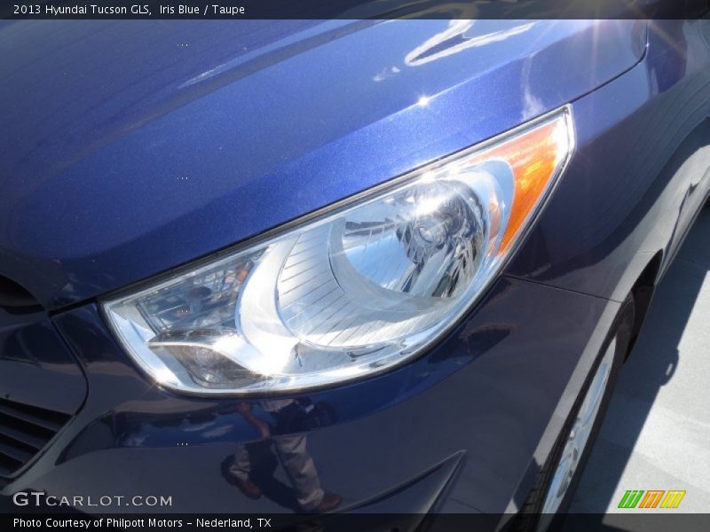 Iris Blue / Taupe 2013 Hyundai Tucson GLS