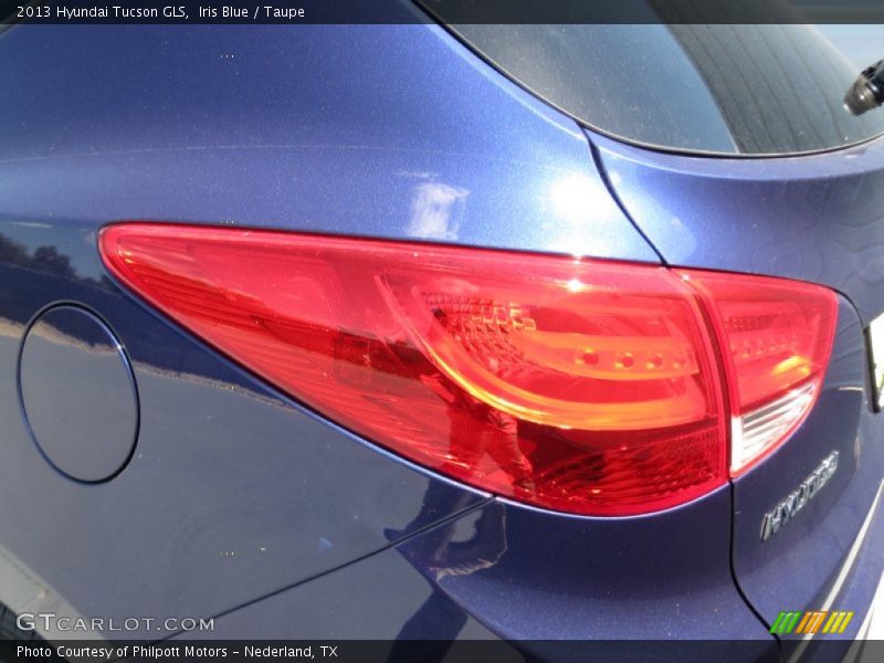 Iris Blue / Taupe 2013 Hyundai Tucson GLS