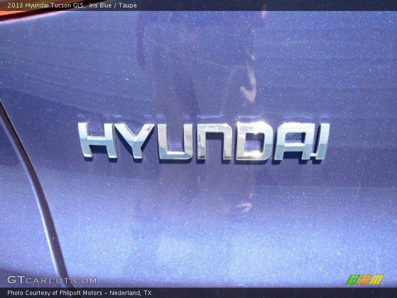 Iris Blue / Taupe 2013 Hyundai Tucson GLS