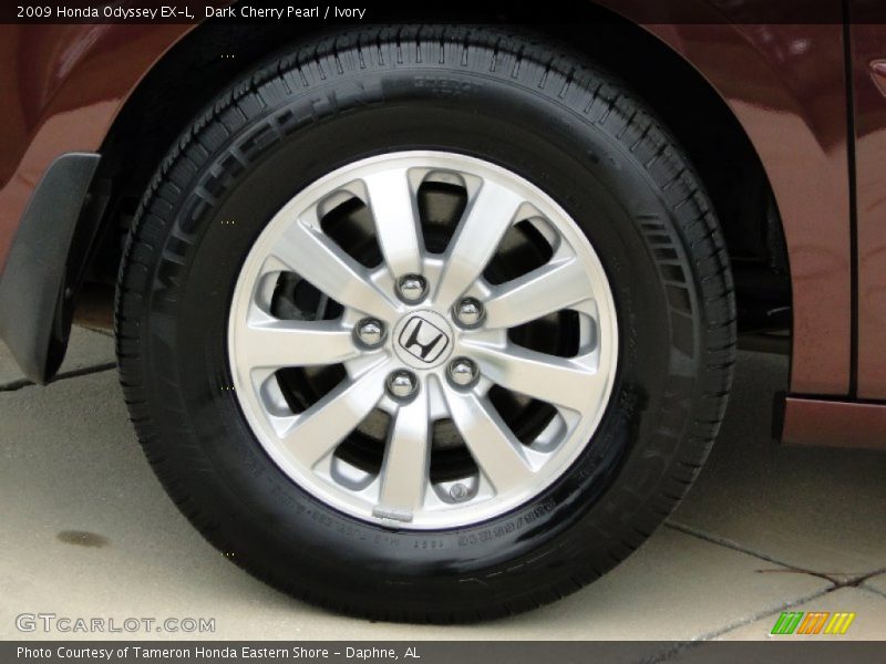 Dark Cherry Pearl / Ivory 2009 Honda Odyssey EX-L
