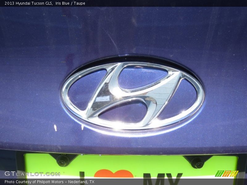 Iris Blue / Taupe 2013 Hyundai Tucson GLS