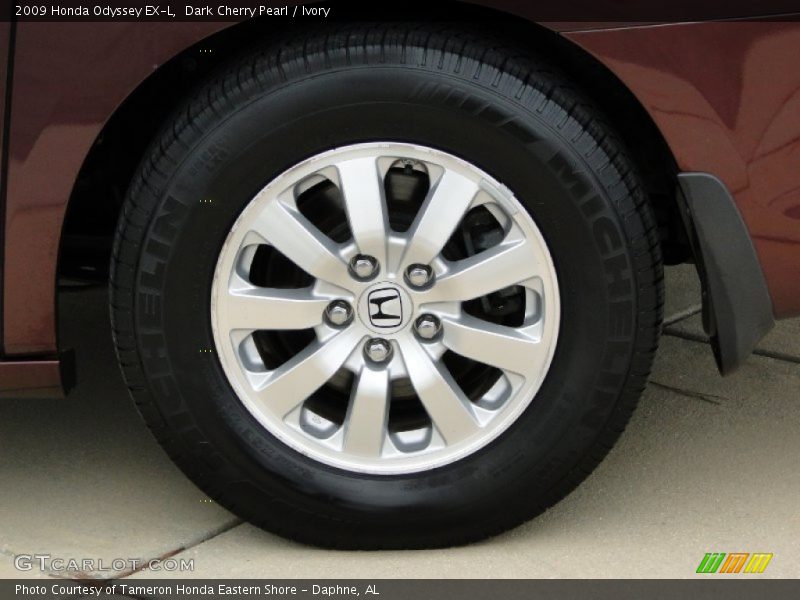 Dark Cherry Pearl / Ivory 2009 Honda Odyssey EX-L