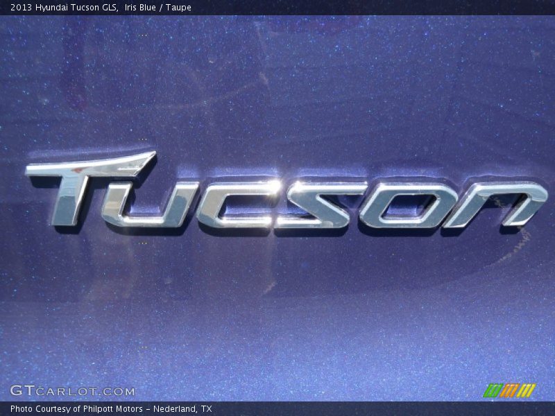 Iris Blue / Taupe 2013 Hyundai Tucson GLS