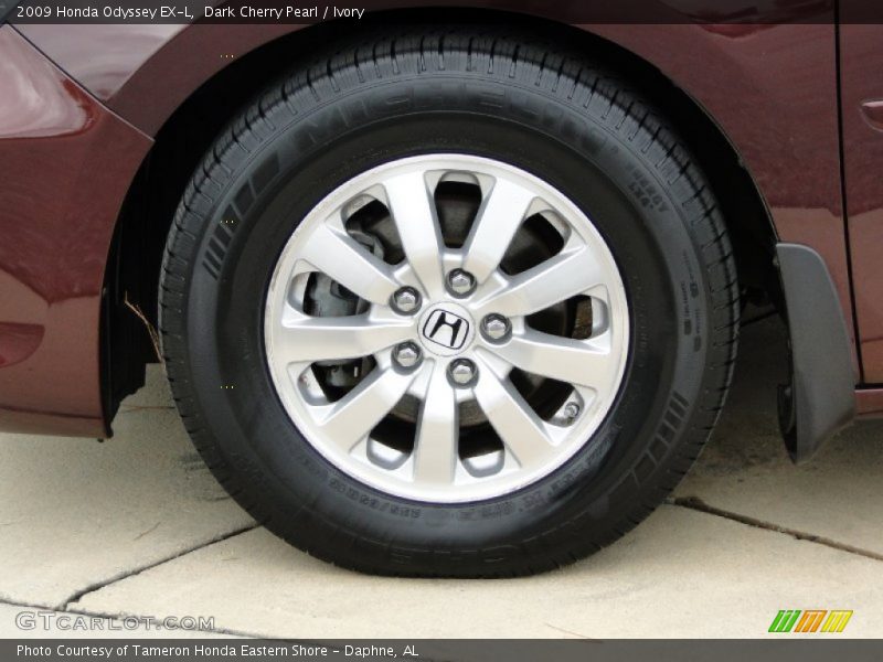 Dark Cherry Pearl / Ivory 2009 Honda Odyssey EX-L