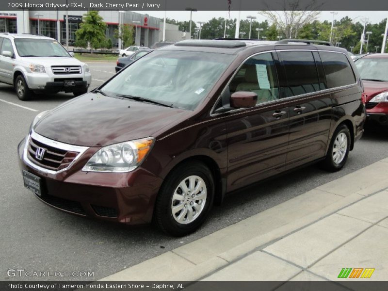 Dark Cherry Pearl / Ivory 2009 Honda Odyssey EX-L