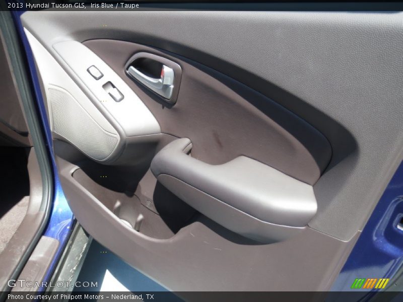 Iris Blue / Taupe 2013 Hyundai Tucson GLS