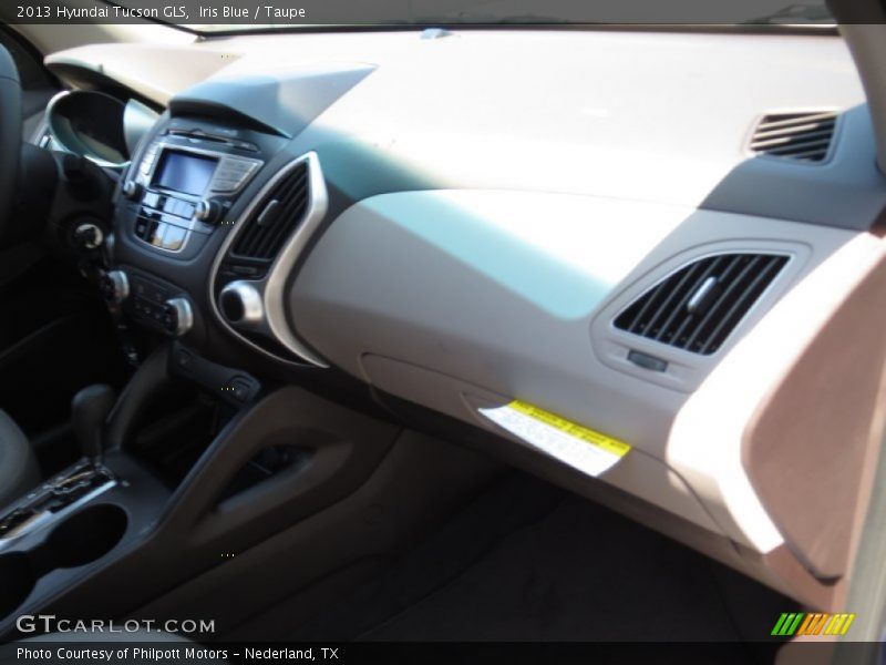 Iris Blue / Taupe 2013 Hyundai Tucson GLS
