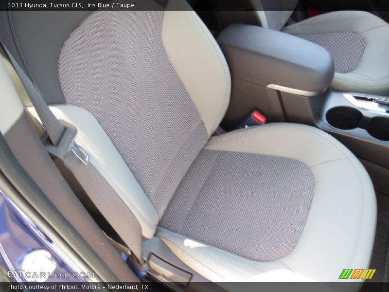 Iris Blue / Taupe 2013 Hyundai Tucson GLS