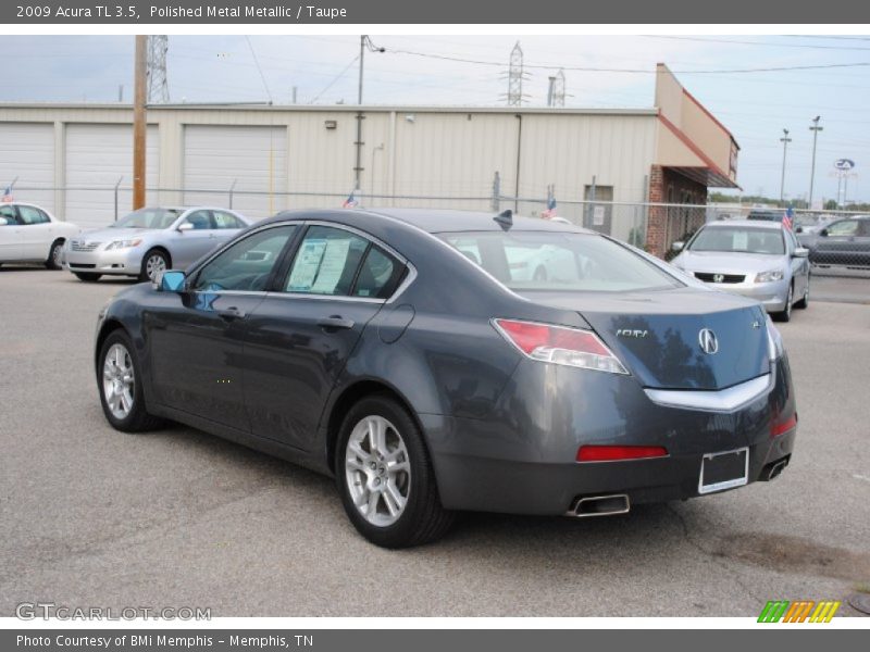 Polished Metal Metallic / Taupe 2009 Acura TL 3.5
