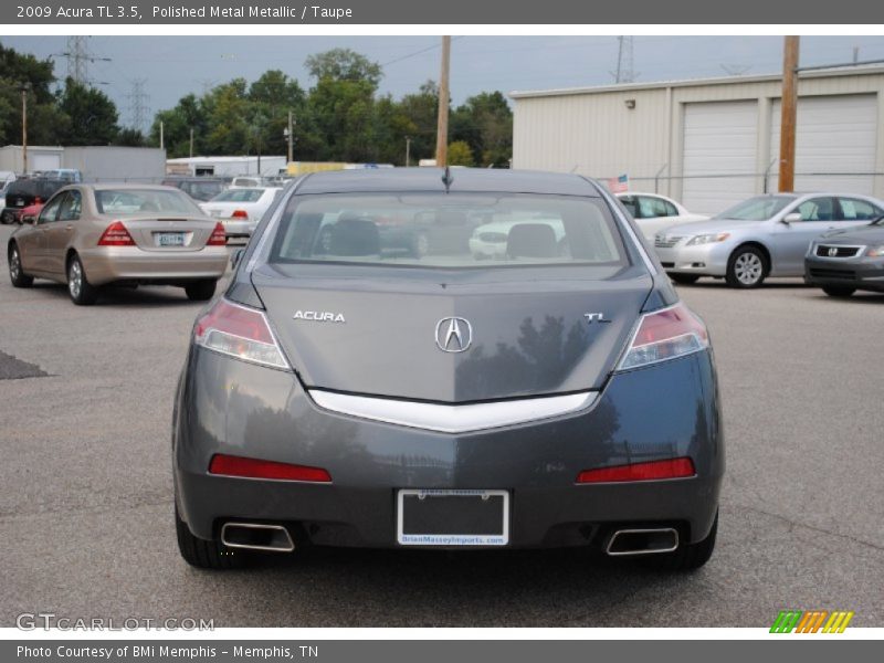 Polished Metal Metallic / Taupe 2009 Acura TL 3.5