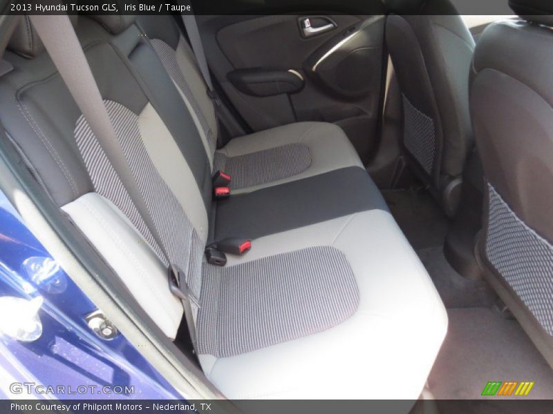 Iris Blue / Taupe 2013 Hyundai Tucson GLS