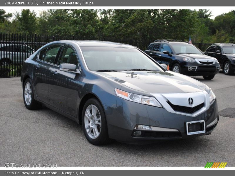 Polished Metal Metallic / Taupe 2009 Acura TL 3.5