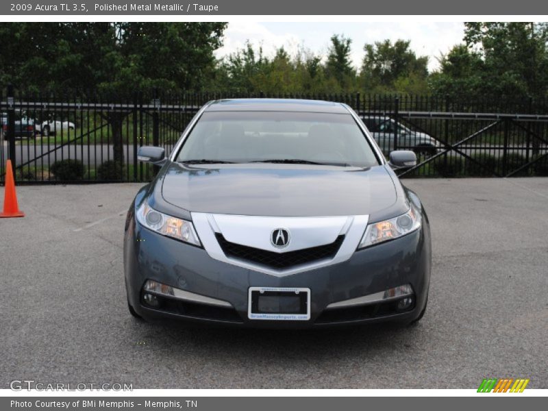 Polished Metal Metallic / Taupe 2009 Acura TL 3.5