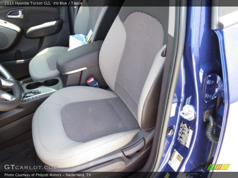 Iris Blue / Taupe 2013 Hyundai Tucson GLS