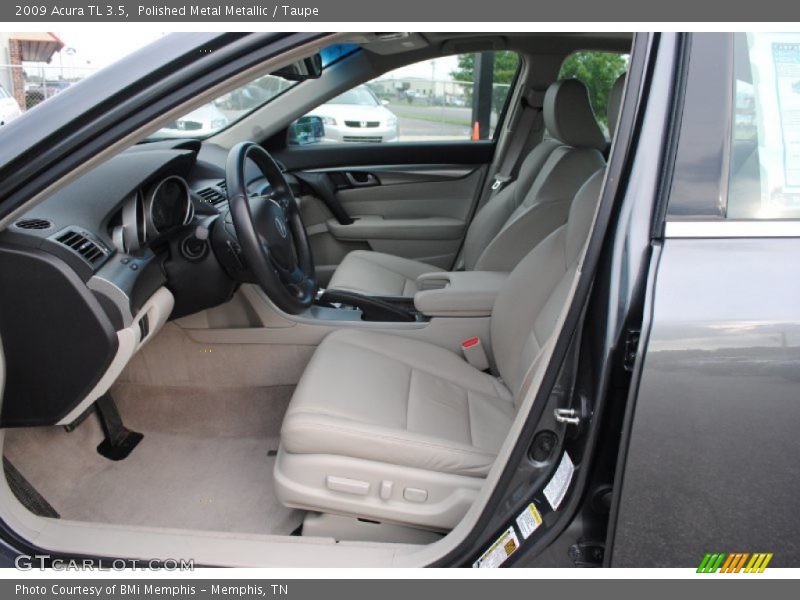 Polished Metal Metallic / Taupe 2009 Acura TL 3.5