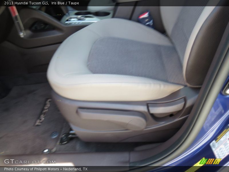 Iris Blue / Taupe 2013 Hyundai Tucson GLS