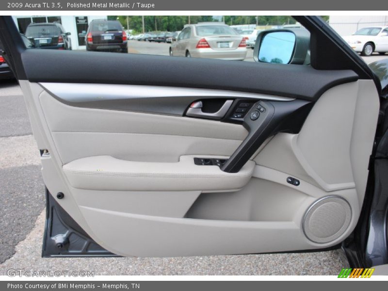 Polished Metal Metallic / Taupe 2009 Acura TL 3.5