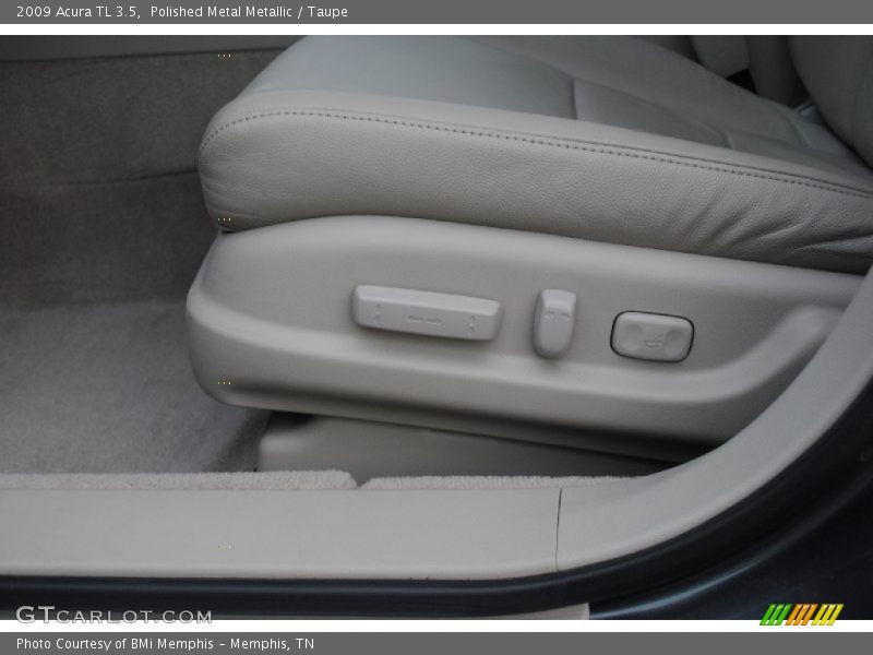 Polished Metal Metallic / Taupe 2009 Acura TL 3.5