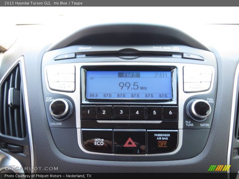Iris Blue / Taupe 2013 Hyundai Tucson GLS