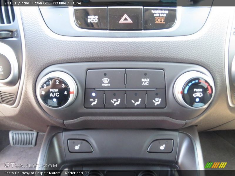 Iris Blue / Taupe 2013 Hyundai Tucson GLS